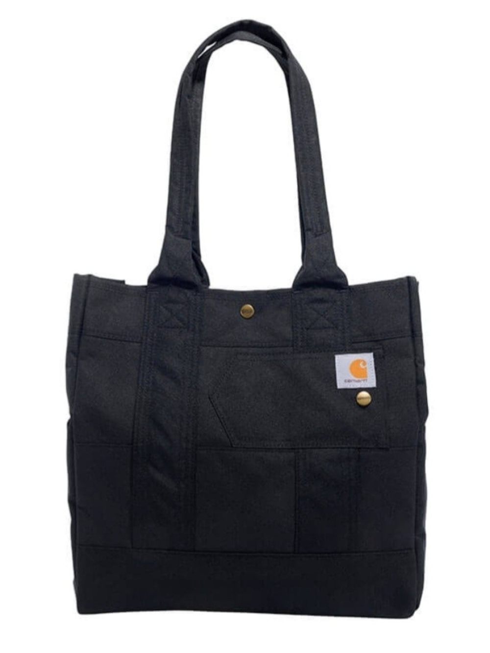 🆕️ Carhartt Women's Black Vertical Snap Tote